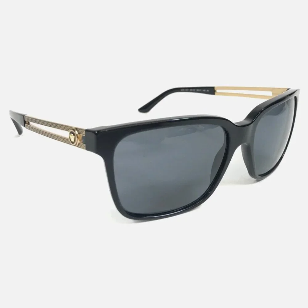 Versace Black Logo Frames 58mm Unisex Sunglasses